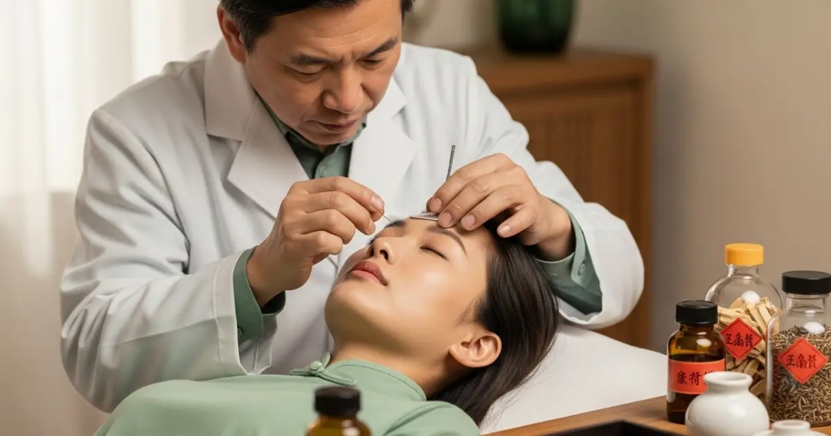 Điện châm điều trị liệt mặt