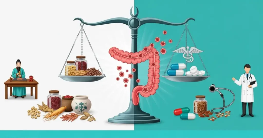 Sự kết hợp Đông Tây y trong điều trị polyp đại tràng được chứng minh hiệu quả qua nhiều nghiên cứu lâm sàng có đối chứng.