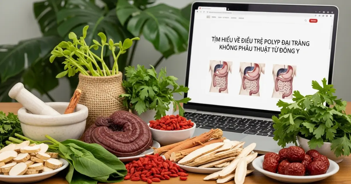 Điều trị polyp đại tràng không phẫu thuật bằng Đông y