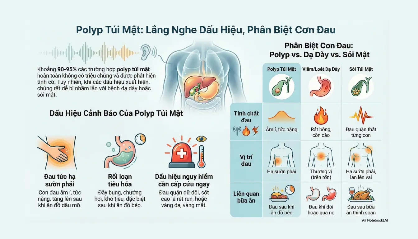 Triệu Chứng Polyp Túi Mật