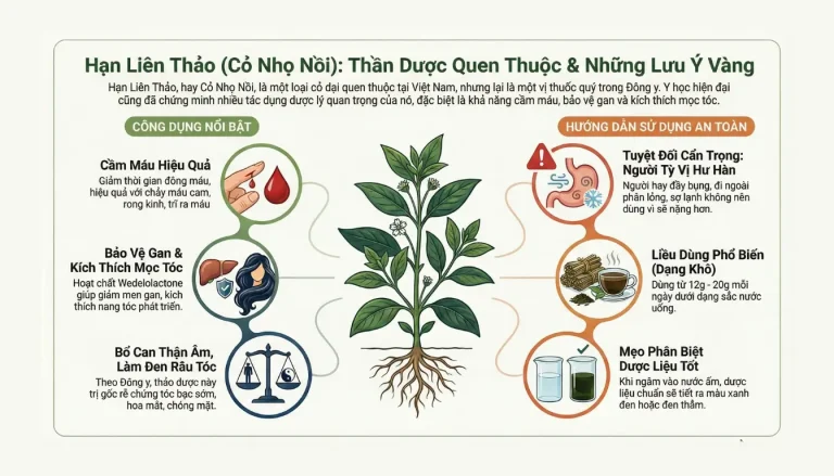 Hạn Liên Thảo (Cỏ Nhọ Nồi)