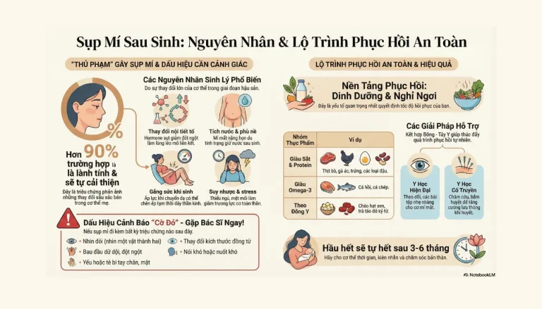 Sụp Mí Mắt Sau Sinh