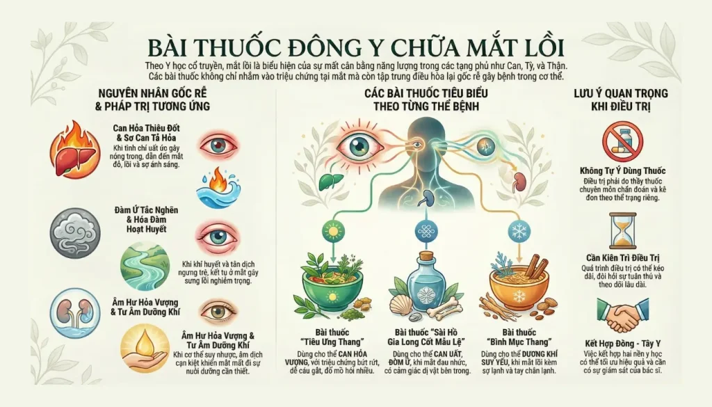 Chữa Mắt Lồi Bằng Đông Y có hiệu quả không? Giải đáp từ chuyên gia Một Số Bài Thuốc & Dược Liệu Kinh Nghiệm Trong Điều Trị Mắt Lồi