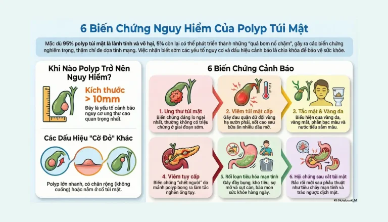 6 Biến Chứng Polyp Túi Mật: Bạn Tuyệt Đối Không Thể Bỏ Qua