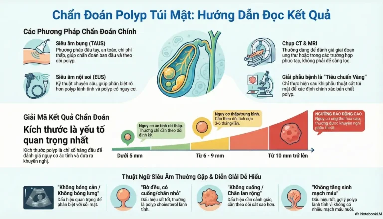 Chẩn Đoán Polyp Túi Mật: Từ Siêu Âm, CT Scan Đến Các Kỹ Thuật Chuyên Sâu – Cẩm Nang Toàn Diện Nhất (2025) Chẩn đoán polyp túi mật