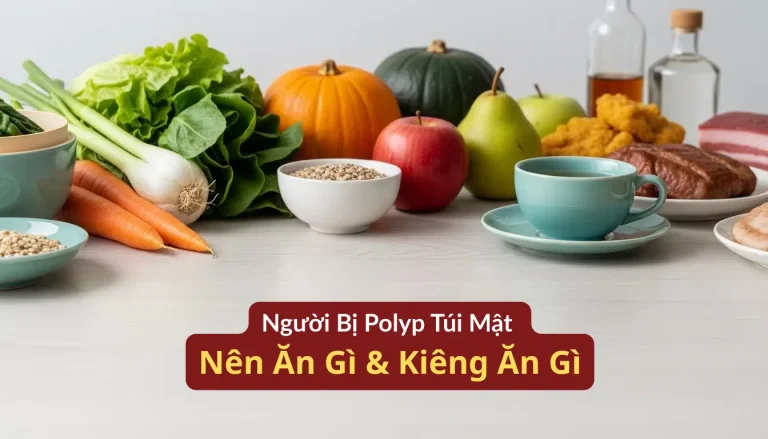 Người Bị Polyp Túi Mật Nên Ăn Gì & Kiêng Ăn Gì? Hướng Dẫn Dựa Trên Cơ Chế Bệnh Sinh Người Bị Polyp Túi Mật Nên Ăn Gì & Kiêng Ăn Gì