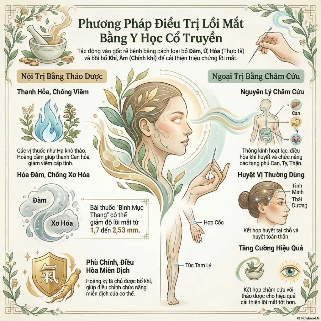 Đông y Sơn Hà Chữa Mắt Lồi Do Cường Giáp (Basedow) Bằng Y Học Cổ Truyền như thế nào? Điều trị mắt lồi Basedow bằng Đông y