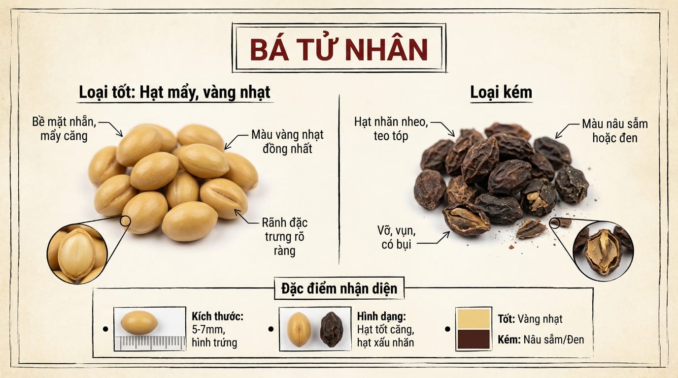 5. Cẩm Nang Chuyên Gia: Chọn Mua & Phân Biệt Bá Tử Nhân Thật - Giả