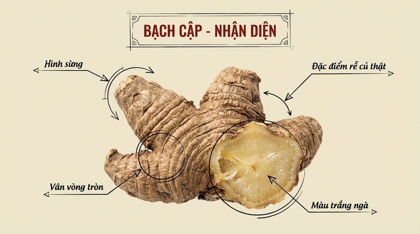 Bạch Cập (白芨): Vị thuốc Thu Liễm Chỉ Huyết – “Keo Dán Sinh Học” Tự Nhiên Cho Vết Thương và Niêm Mạc Dạ Dày 5. Cẩm Nang Chuyên Gia: Phân Biệt Bạch Cập Thật - Giả và Cách Lựa Chọn Dược Liệu Tốt Nhất