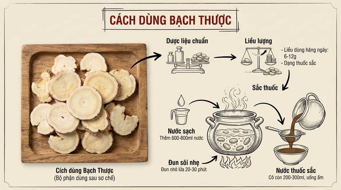 4. Hướng Dẫn Sử Dụng Bạch Thược An Toàn và Hiệu Quả