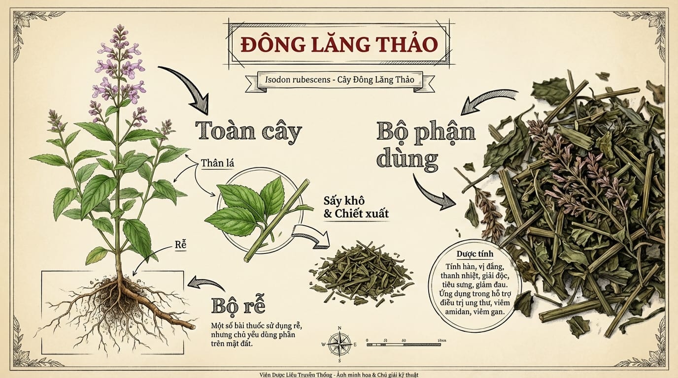 2: Phân Tích Dược Tính & Ứng Dụng Của Đông Lăng Thảo Theo Y Học Hiện Đại