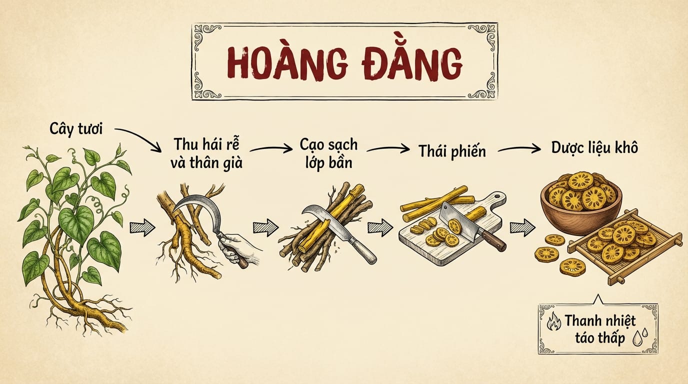 3. Luận Giải Sâu Sắc Về Hoàng Đằng Theo Y Học Cổ Truyền