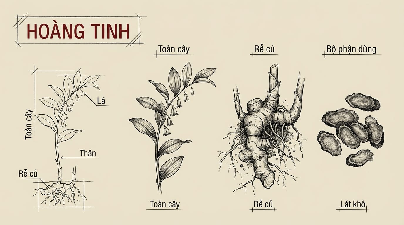 1. Tổng Quan Về Hoàng Tinh – Nhận Diện "Tiên Dược"