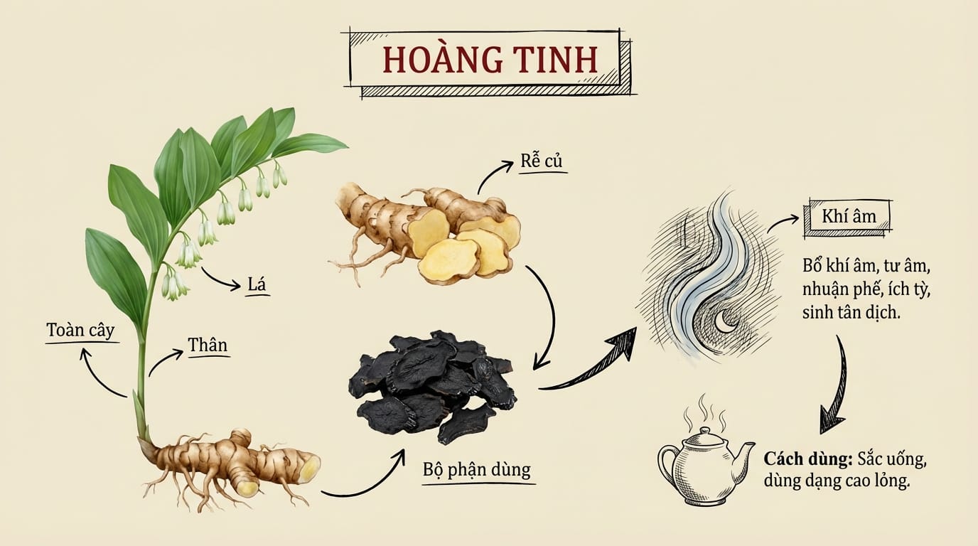 3. Luận Giải Sâu Sắc Về Hoàng Tinh Theo Y Học Cổ Truyền