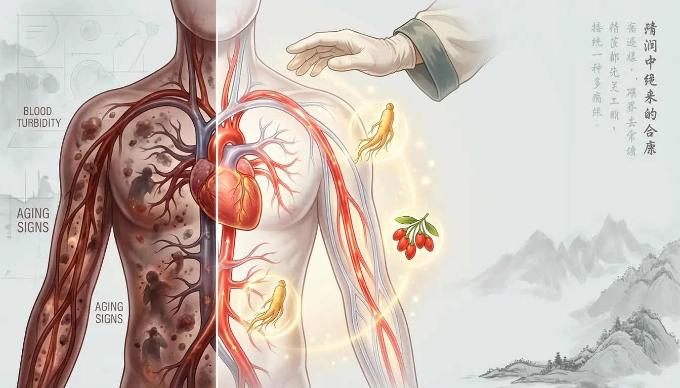 hoc thuyet huyet troc cua quoc y dai su vuong tan luc giai phap dong y toan dien cho lao hoa va benh man tinh