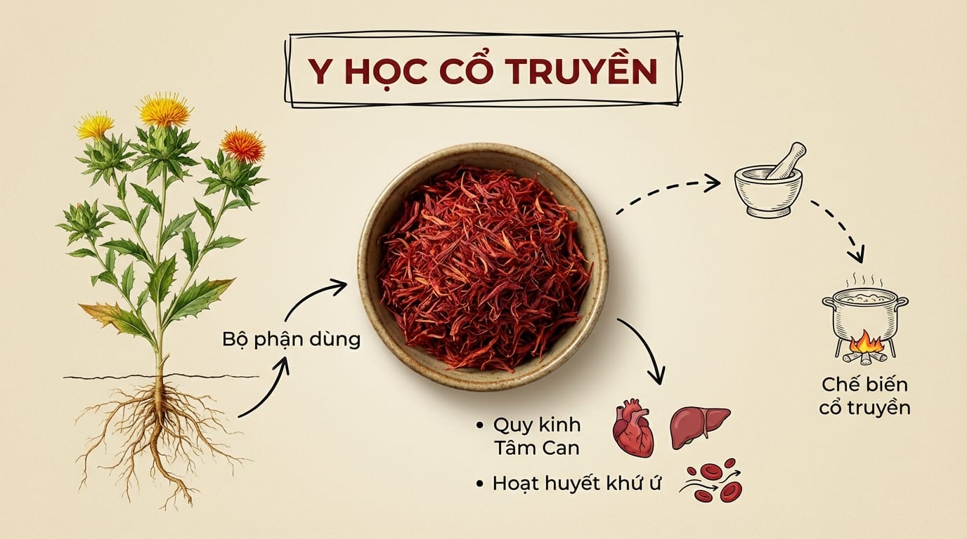 3. LUẬN GIẢI SÂU SẮC VỀ HỒNG HOA THEO Y HỌC CỔ TRUYỀN