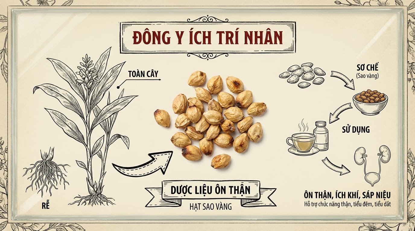 3. Luận Giải Sâu Sắc Về Ích Trí Nhân Theo Y Học Cổ Truyền