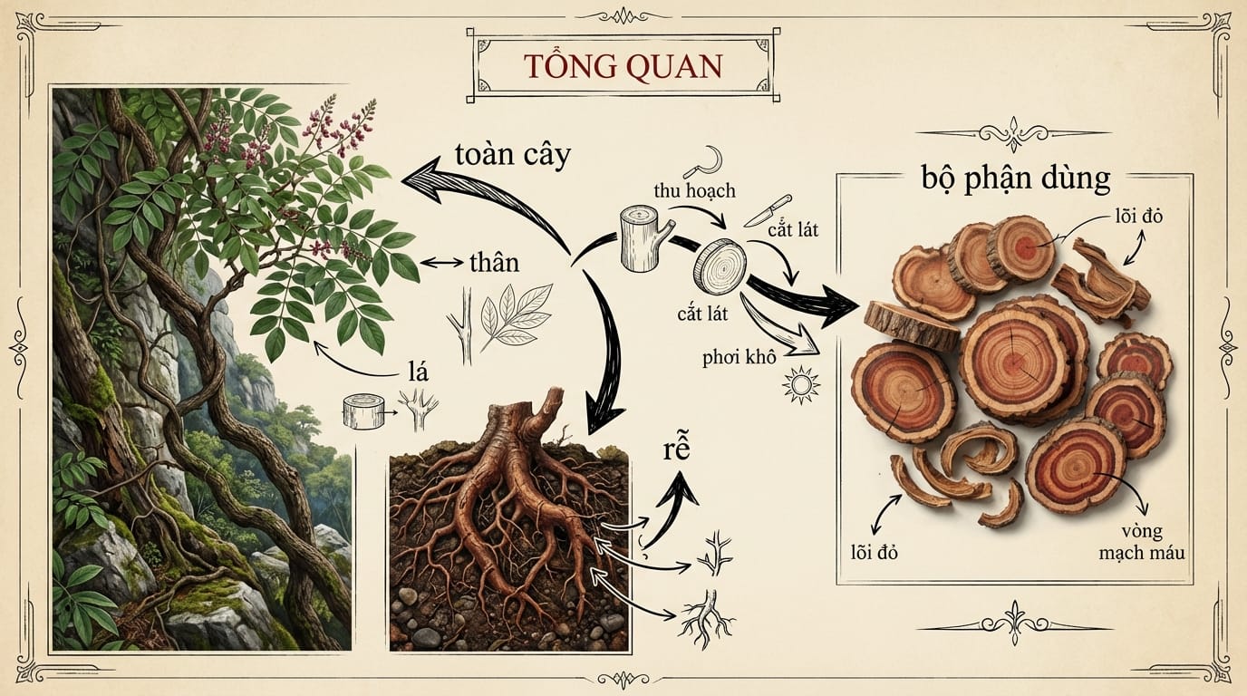 1. Tổng Quan Về Kê Huyết Đằng – "Long Huyết" Của Rừng Già