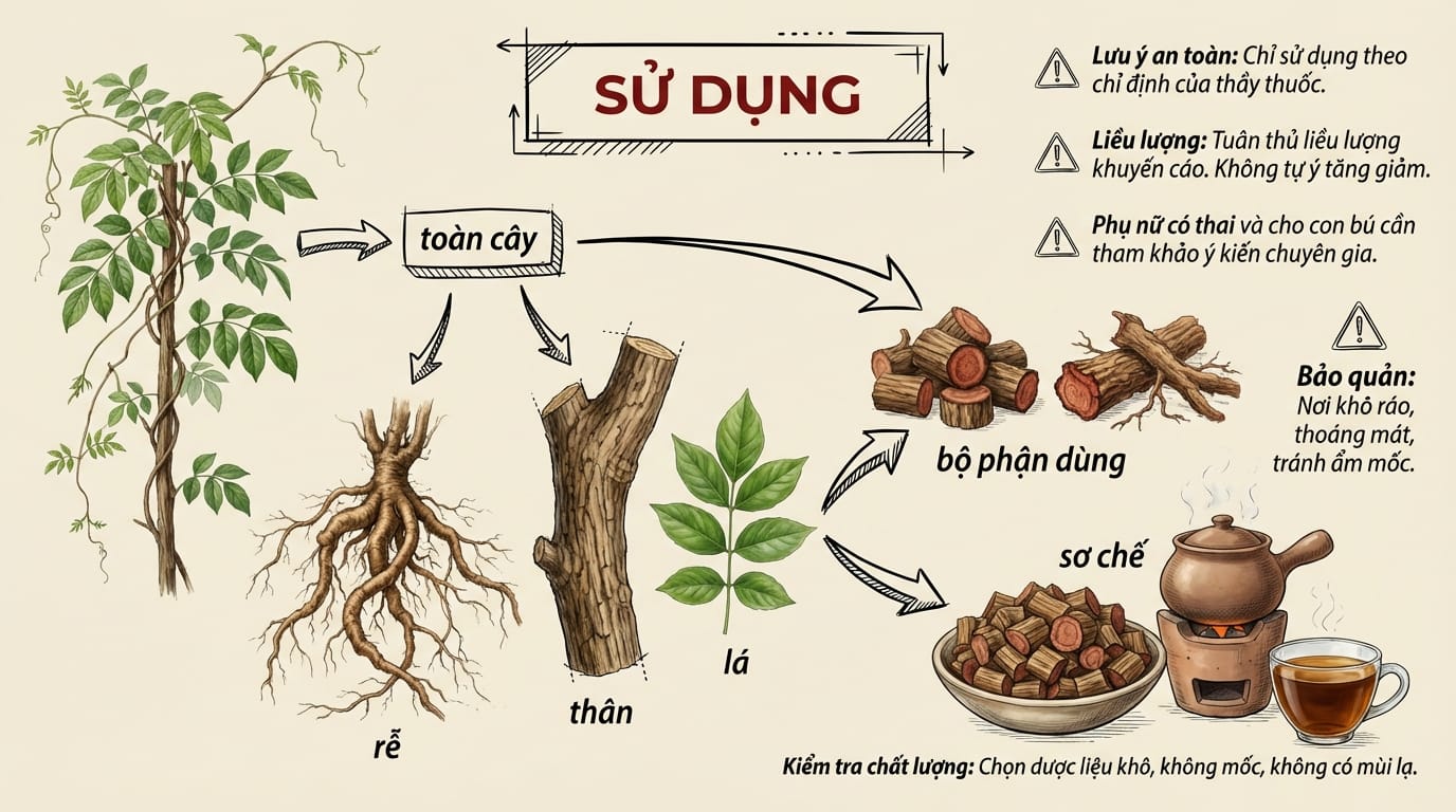 4. Hướng Dẫn Sử Dụng Kê Huyết Đằng An Toàn và Hiệu Quả