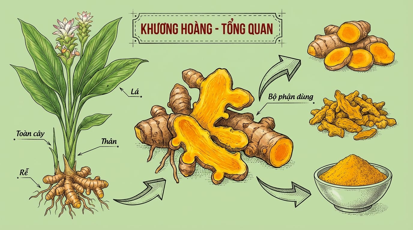 1. Tổng Quan Về Khương Hoàng – Vị Thuốc "Vàng" Của Đông Dược