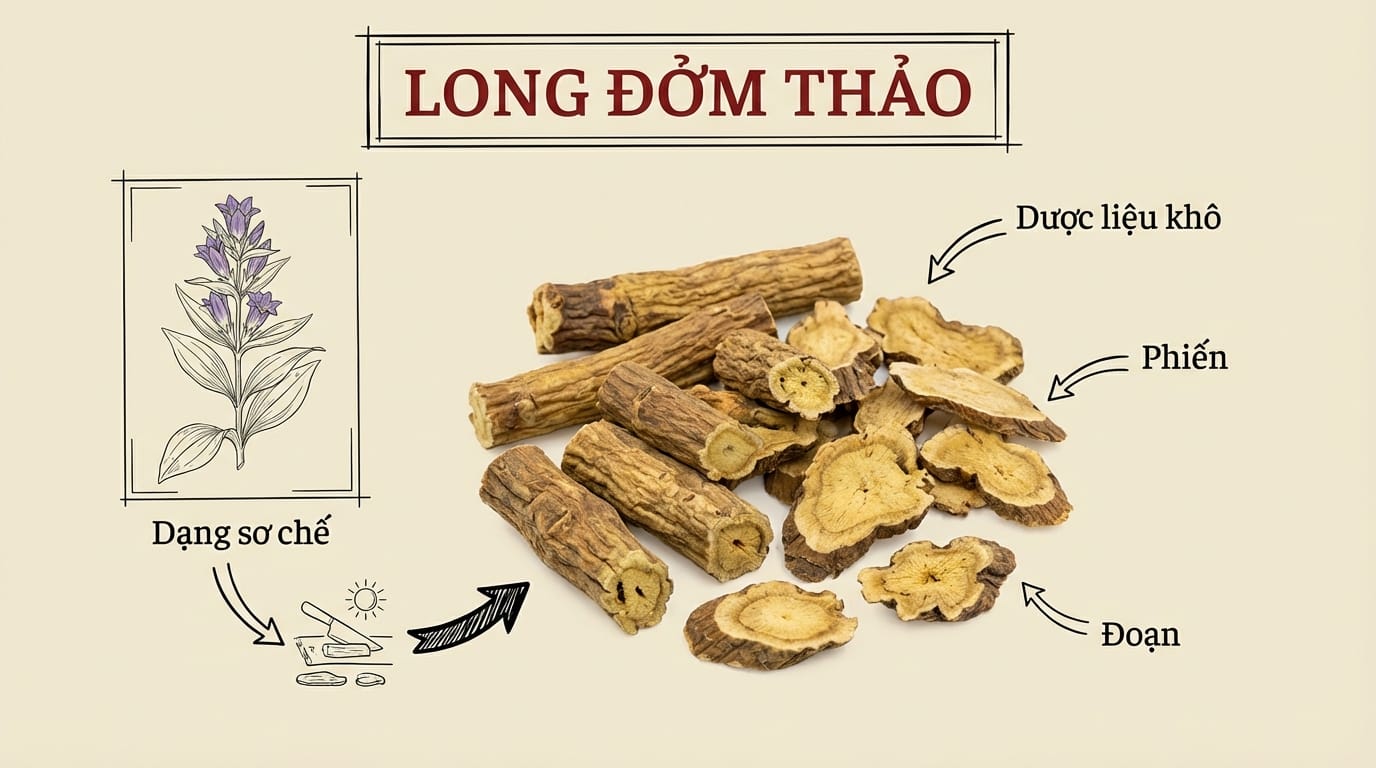 3. Luận Giải Công Dụng Long Đởm Thảo Theo Y Học Cổ Truyền