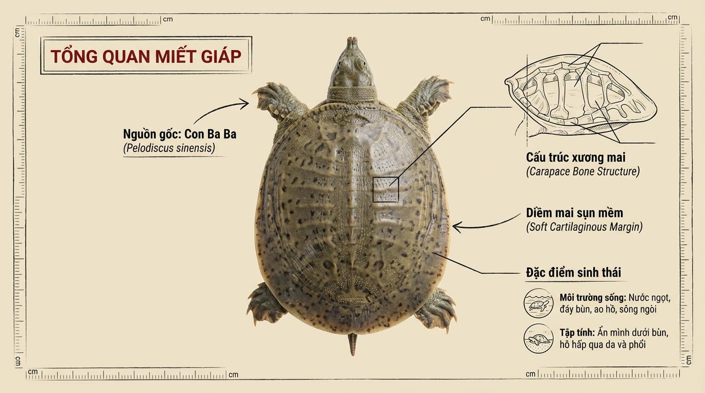 1. Tổng Quan Về Miết Giáp – "Linh Vật Của Vùng Đầm Lầy"