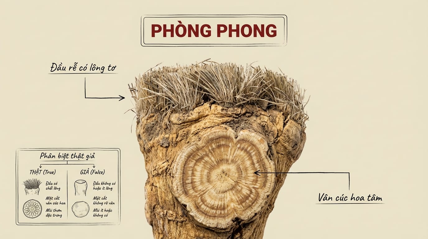 Phòng Phong (防风): Vị thuốc “Thánh Dược” Khu Phong – “Khắc tinh” của Cảm Mạo, Dị Ứng và Đau Nhức Xương Khớp 5. Cẩm Nang Chuyên Gia: Chọn Mua & Phân Biệt Phòng Phong Thật - Giả