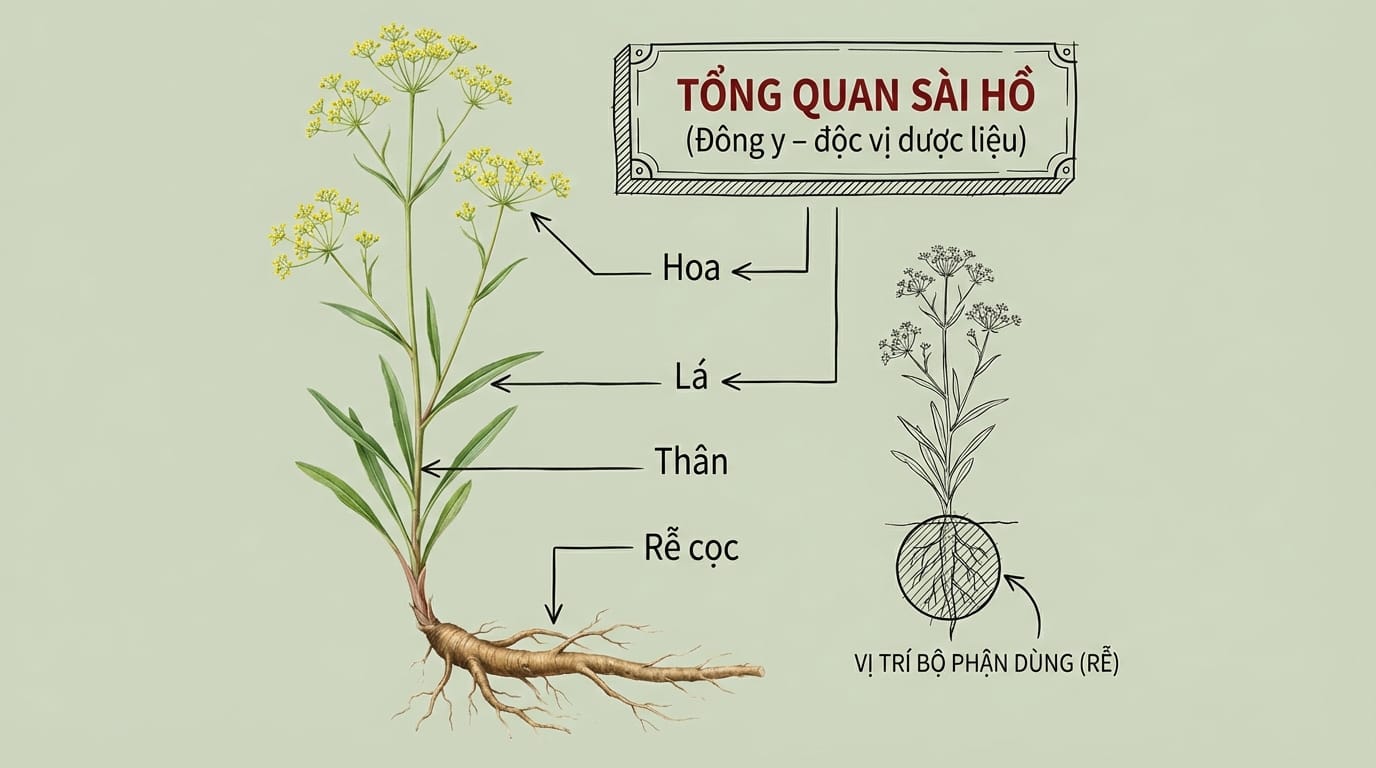 1. Tổng Quan Về Sài Hồ – “Vị Sứ Giả” Điều Hòa Khí Cơ