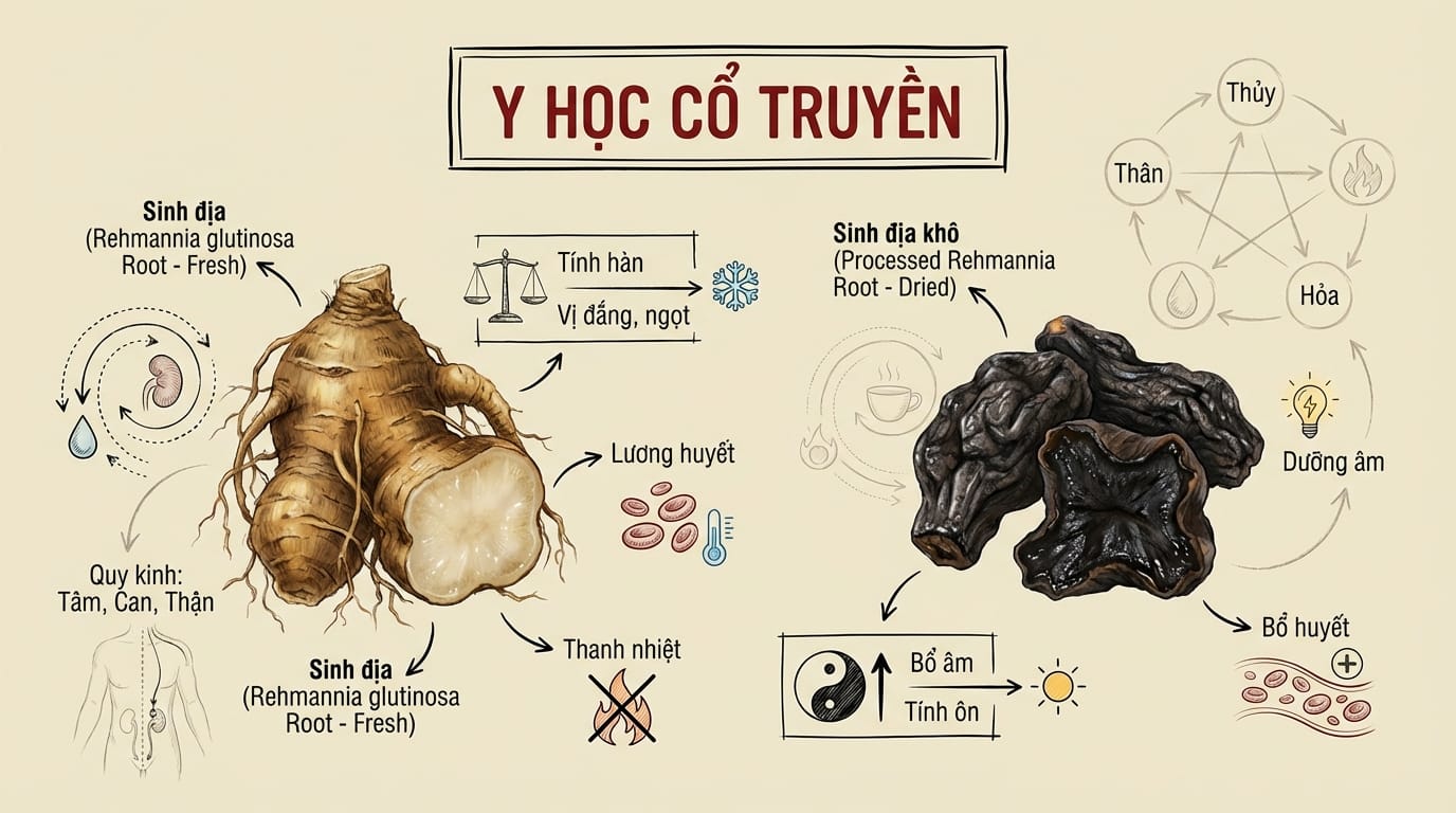 3. Luận Giải Sâu Sắc Về Sinh Địa Theo Y Học Cổ Truyền