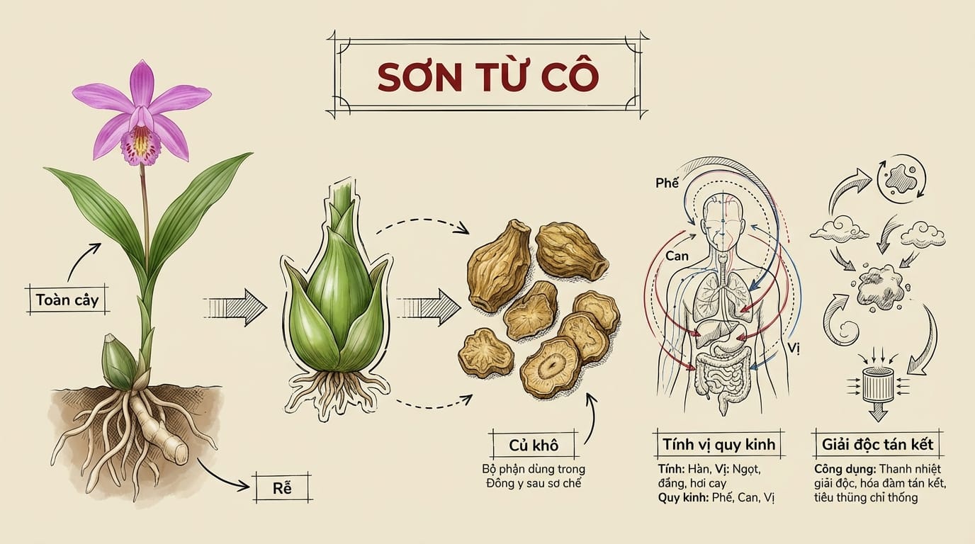 3: Luận Giải Sâu Sắc Về Sơn Từ Cô Theo Y Học Cổ Truyền