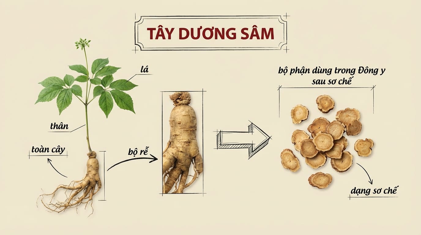 3. Luận Giải Sâu Sắc Về Tây Dương Sâm Theo Lý Luận Y Học Cổ Truyền