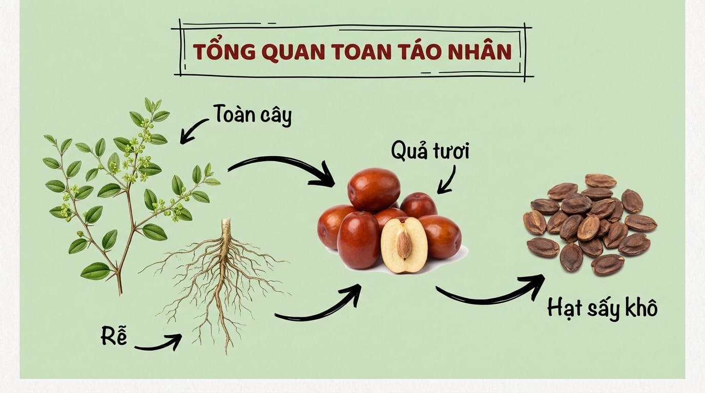 1. Tổng Quan Về Toan Táo Nhân – “Hạt Ngọc” Của Giấc Ngủ