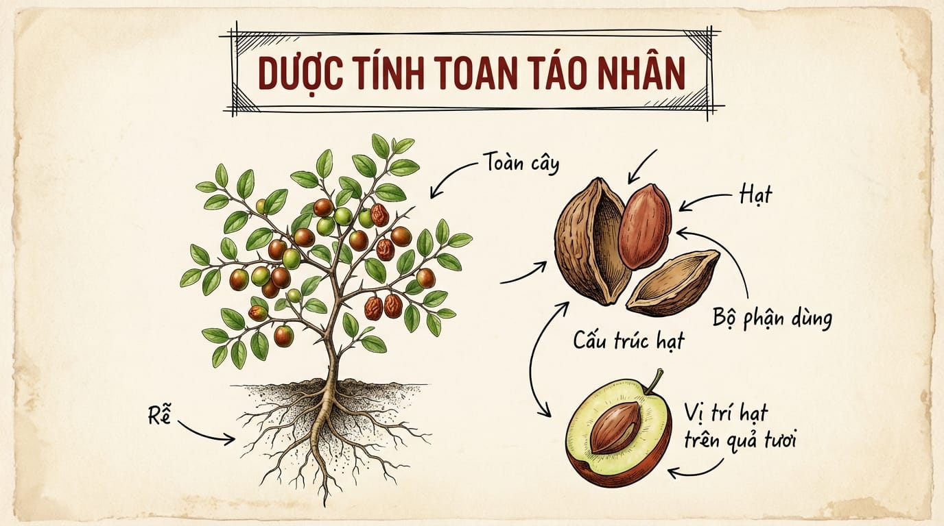 2. Phân Tích Dược Tính và Ứng dụng của Toan Táo Nhân Theo Y Học Hiện Đại