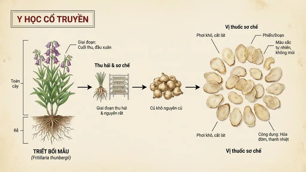 3. Luận Giải Sâu Sắc Về Triết Bối Mẫu Theo Y Học Cổ Truyền