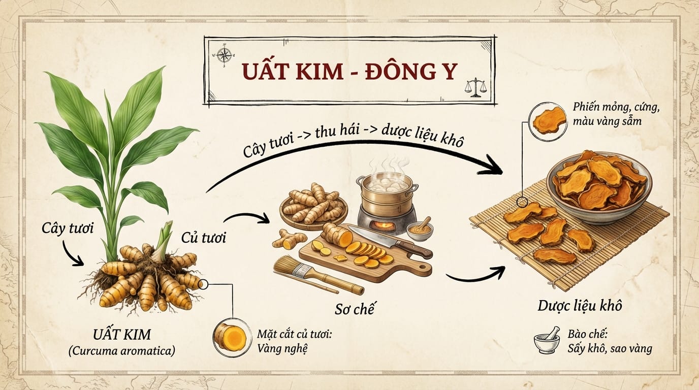 3. Luận Giải Sâu Sắc Về Uất Kim Theo Y Học Cổ Truyền